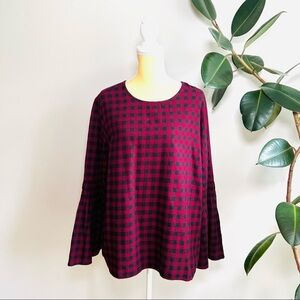 Beach Lunch Lounge Roberta Bell Sleeve Smocked Top